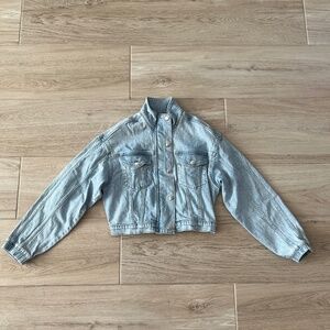 Abercrombie Cropped Denim Jacket